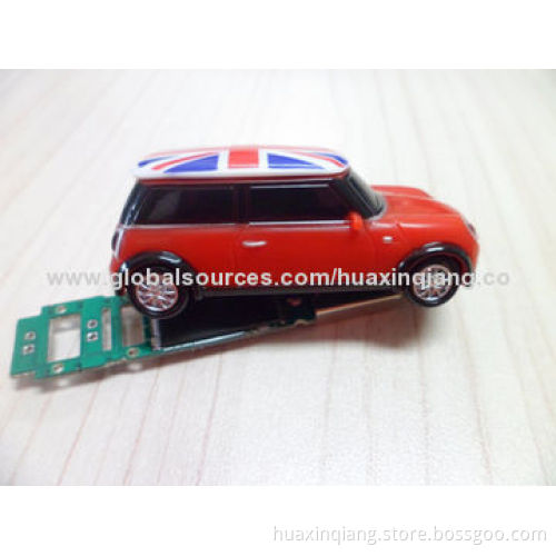 Car-shaped USB Card, 128MB to 64GB Capacity, 5-year Warranty